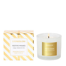 Load image into Gallery viewer, Stone Glow Xmas Tumbler Candle