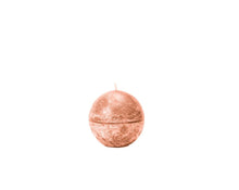 Load image into Gallery viewer, Ox blood colored frosted finish ball candle