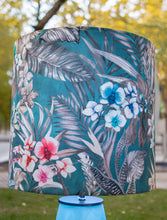 Load image into Gallery viewer, Jade velvet Turquoise Lampshade (Lampshade only)