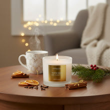 Load image into Gallery viewer, Stone Glow Xmas Tumbler Candle