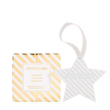 Load image into Gallery viewer, Stone Glow Ceramic Hanging Diffuser Star Unscented
