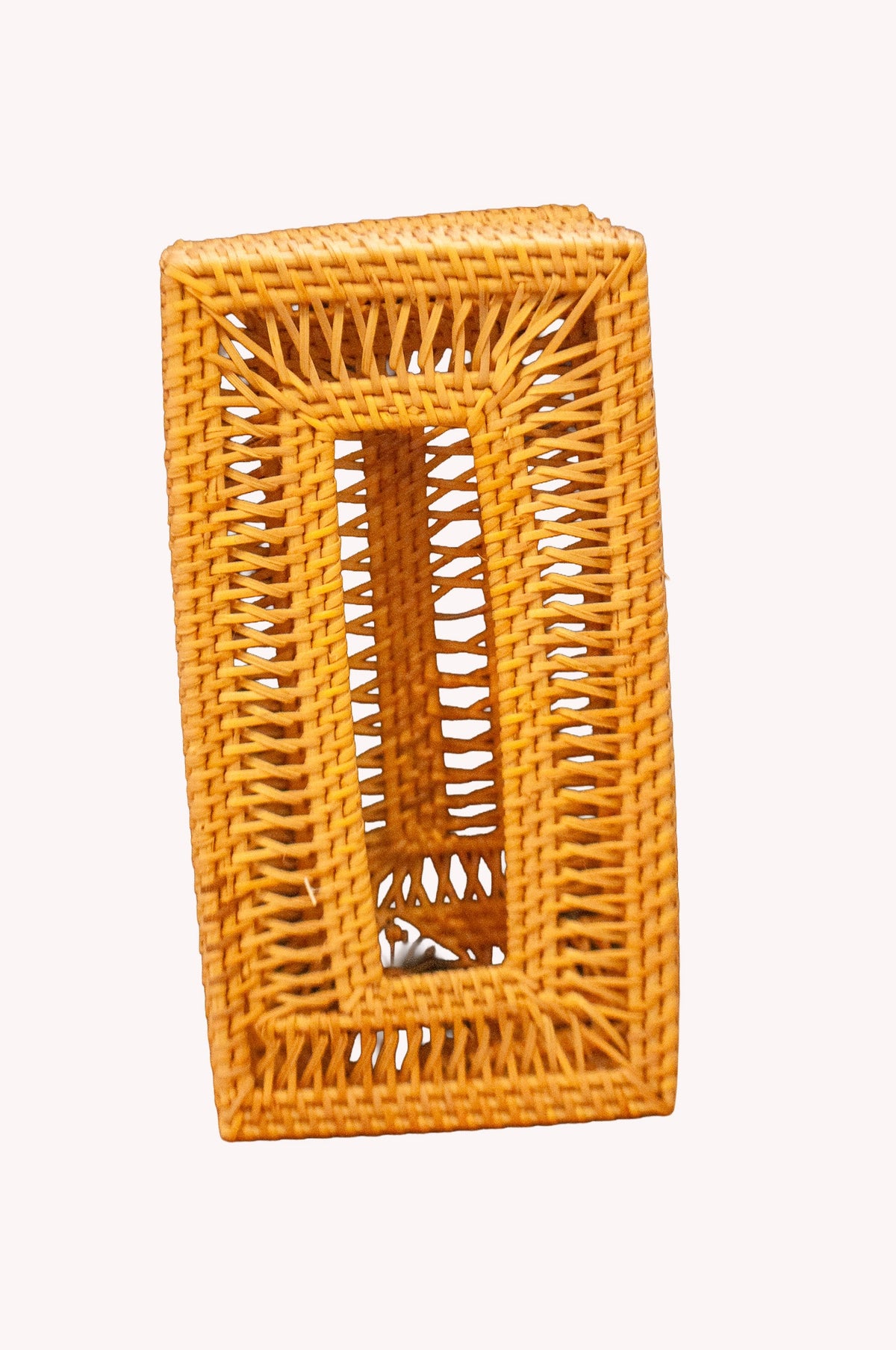 Fine Rattan Open Tissue Box Cover