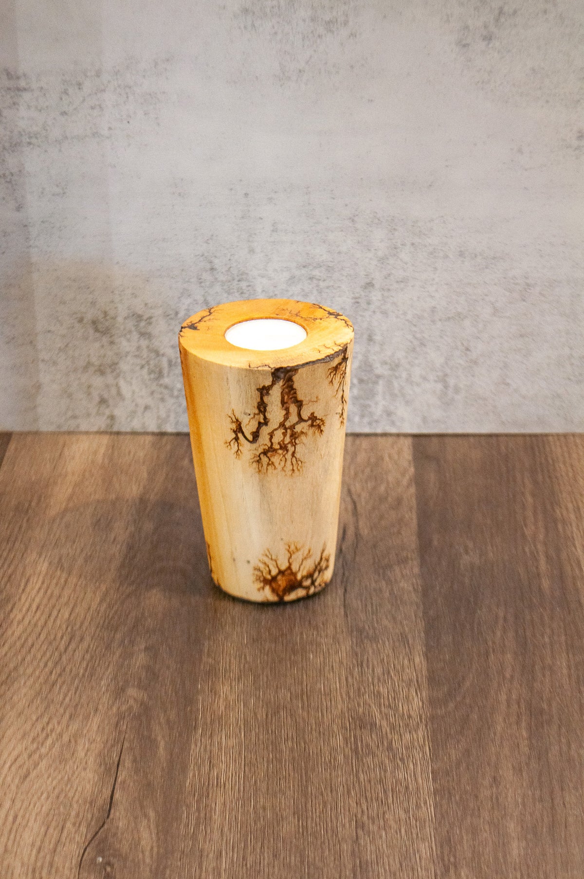 Tealight Candle Holder Teak
