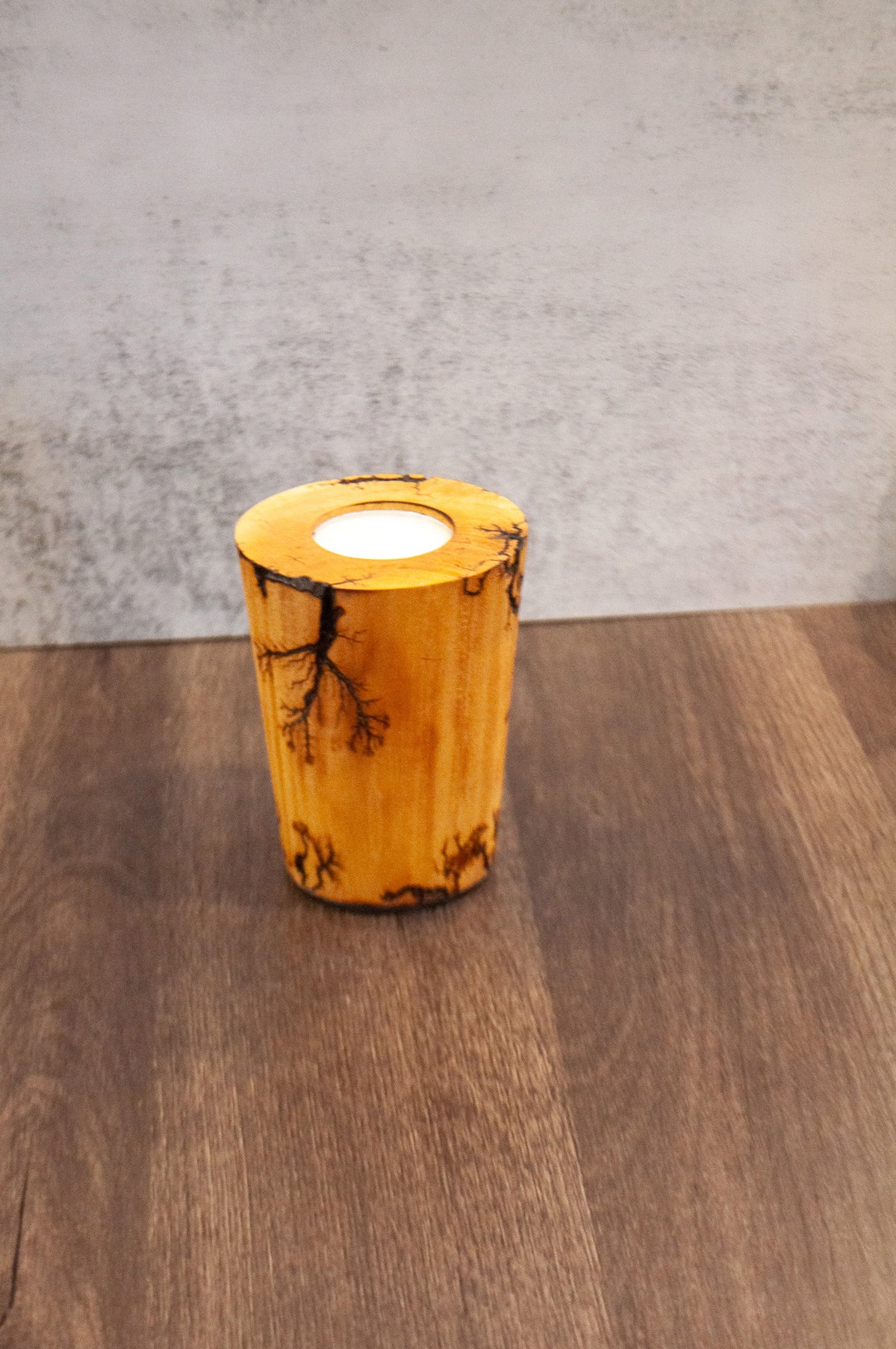 Tealight Candle Holder Teak