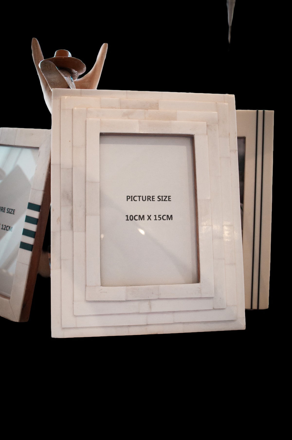 Bone Frame Plain Inlay White