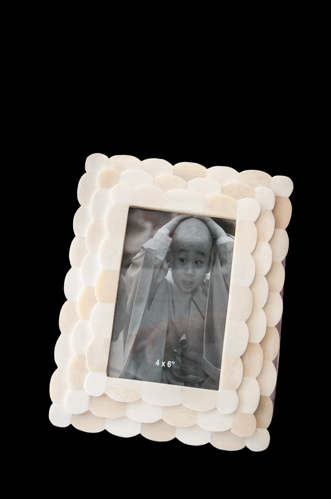 Frame 3 Lyr Scalloped Bone Natural – Firehouse Gifts