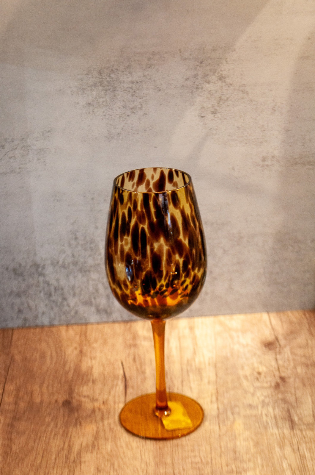 Wine Glass Tortoise Shell