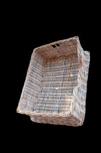 Load image into Gallery viewer, Large Dog Basket Thick Rattan Grey
