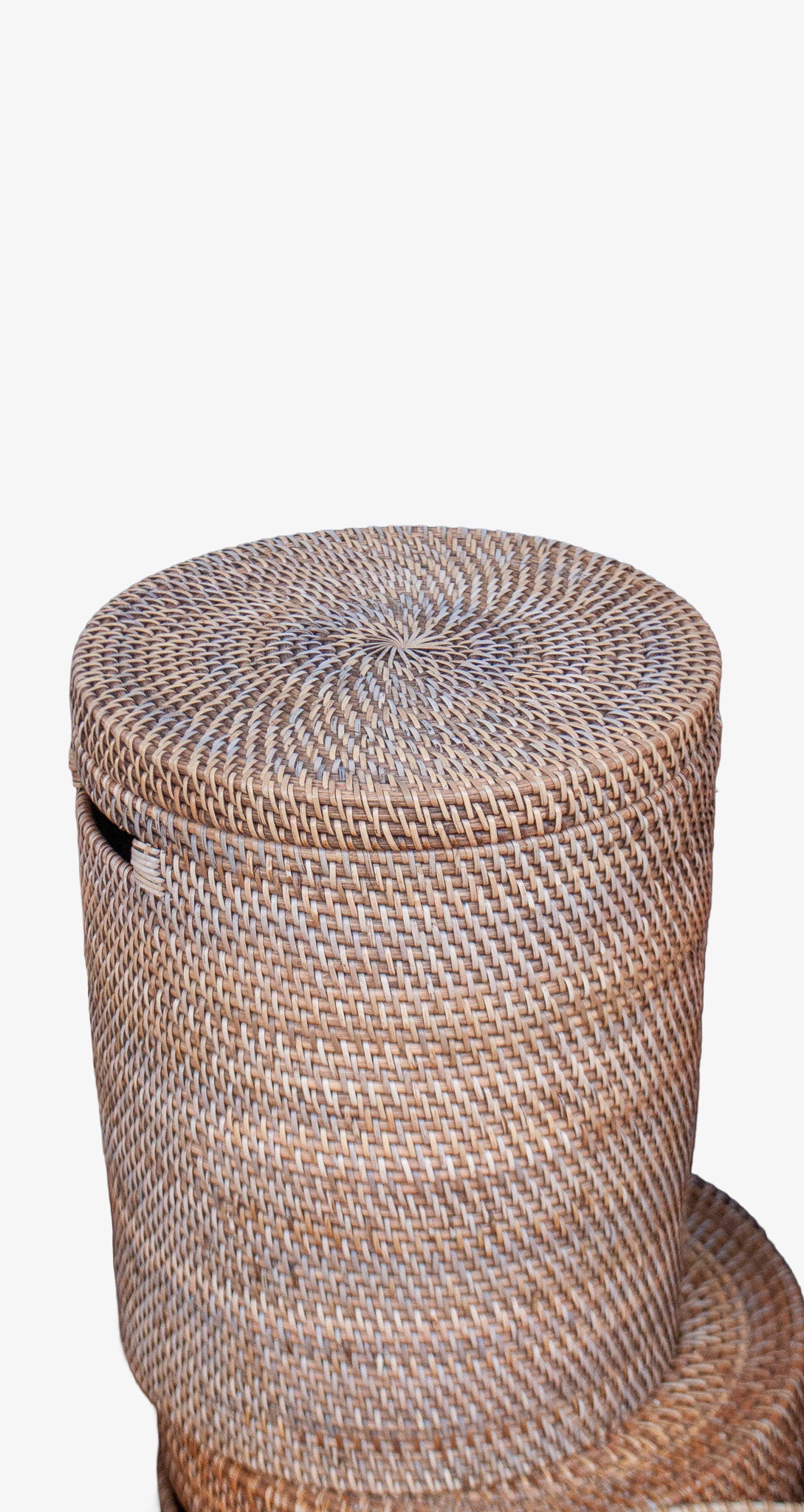 Rattan Cylinder Laundry Basket