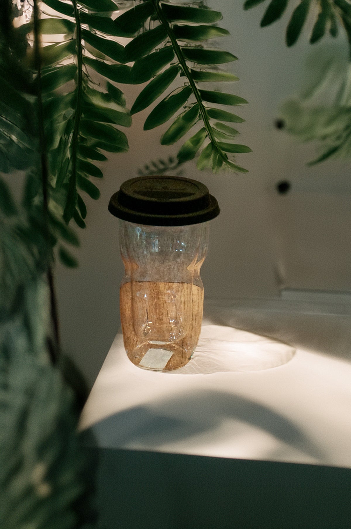Thermic Glass Coffee on the Go w Lid