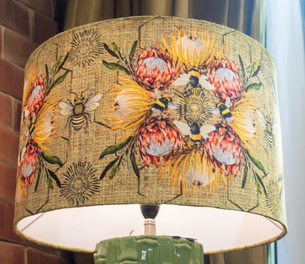 Protea & Pollinator Lampshade (Lampshade only)