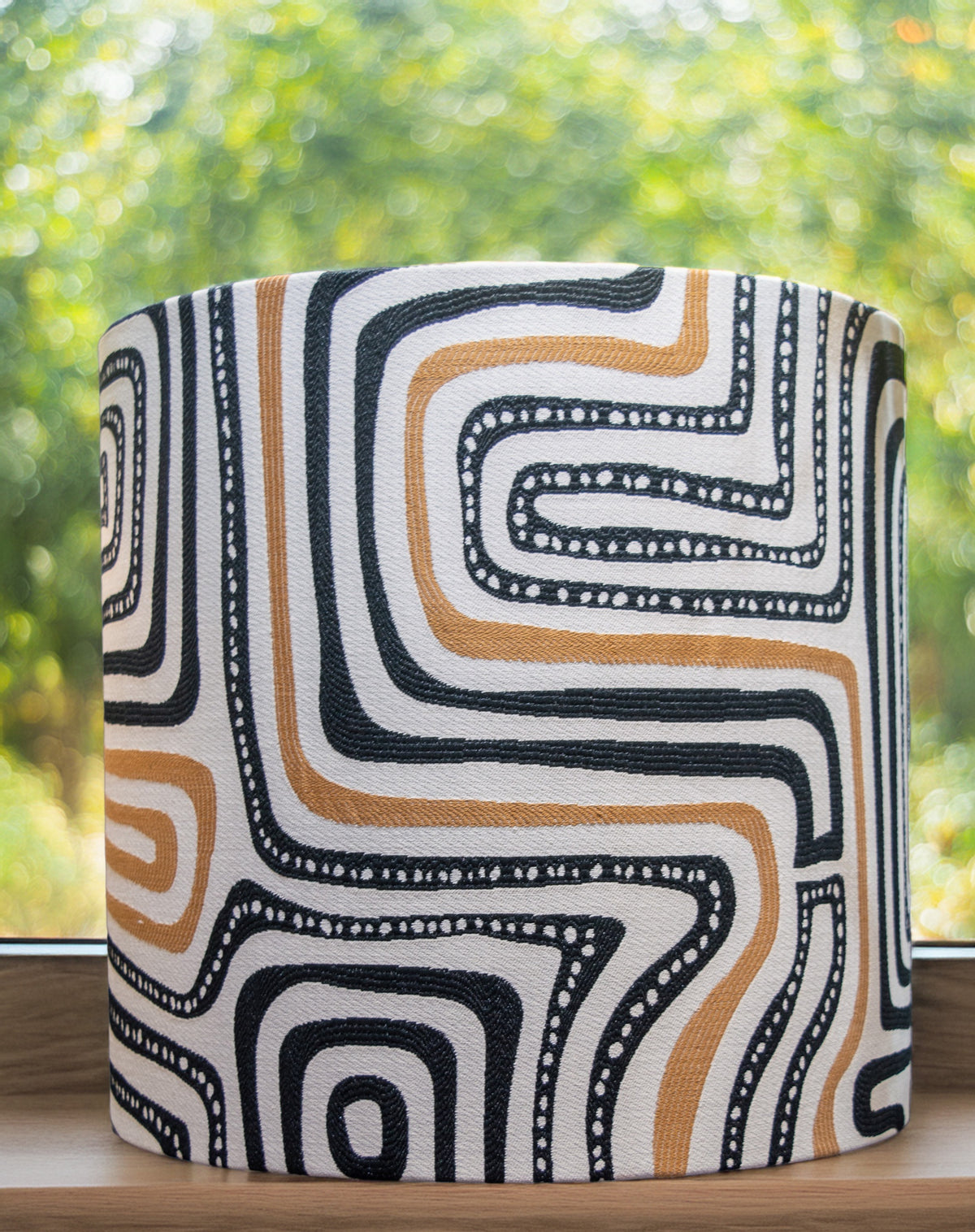 Lampshade Script Black n White (Lampshade only)
