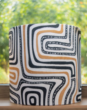Load image into Gallery viewer, Lampshade Script Black n White (Lampshade only)
