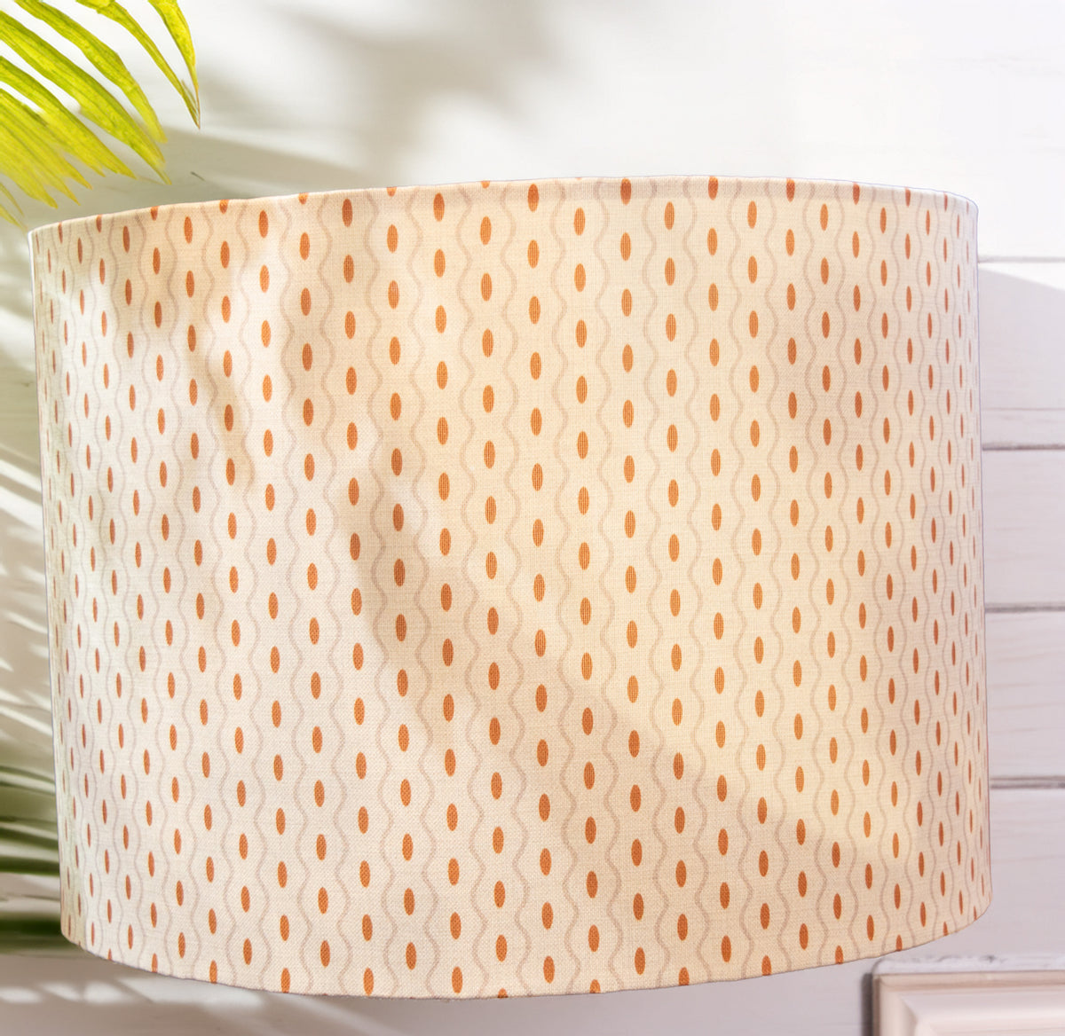 Amber Stripe with Spots Lampshade (Lampshade only)