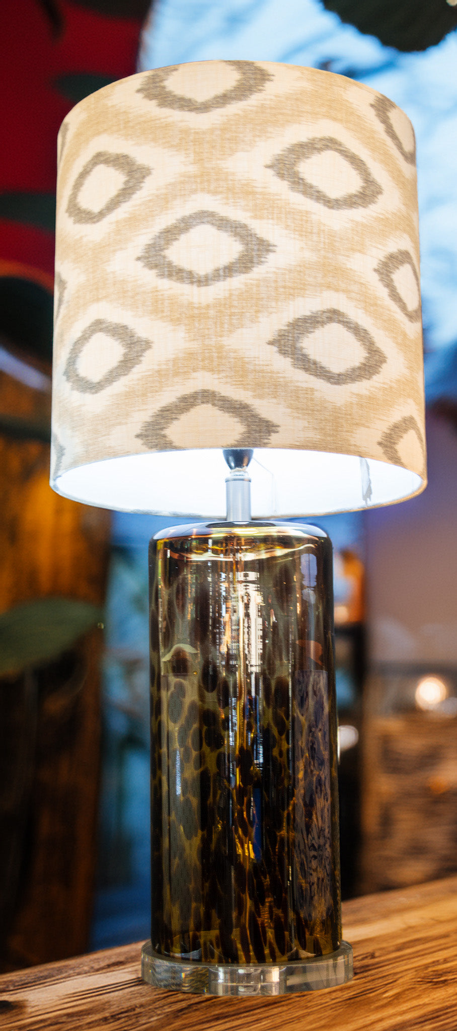 Diamond Grey Lampshade 45x30cm (Lampshade only)