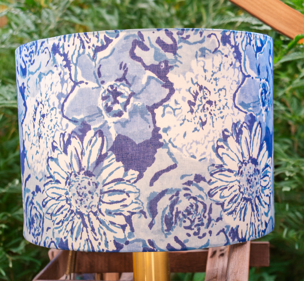 Light Blue  Medium Lampshade (Lampshade only)