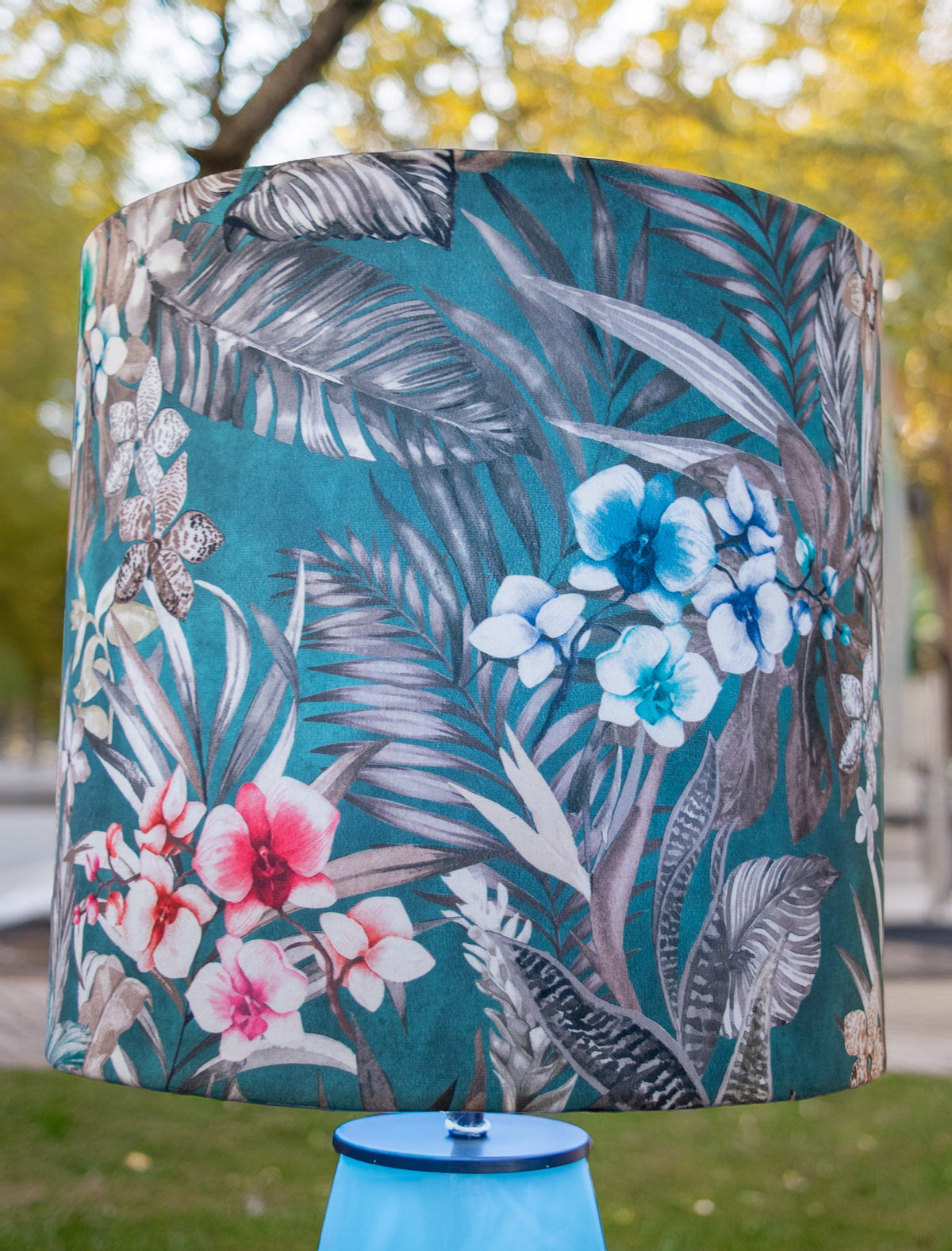 Jade velvet Turquoise Lampshade (Lampshade only)