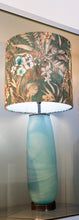 Load image into Gallery viewer, Sky Blue  Glass Lamp Base (Base only)
