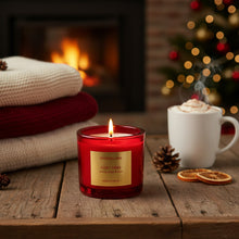 Load image into Gallery viewer, Stone Glow Xmas Tumbler Candle
