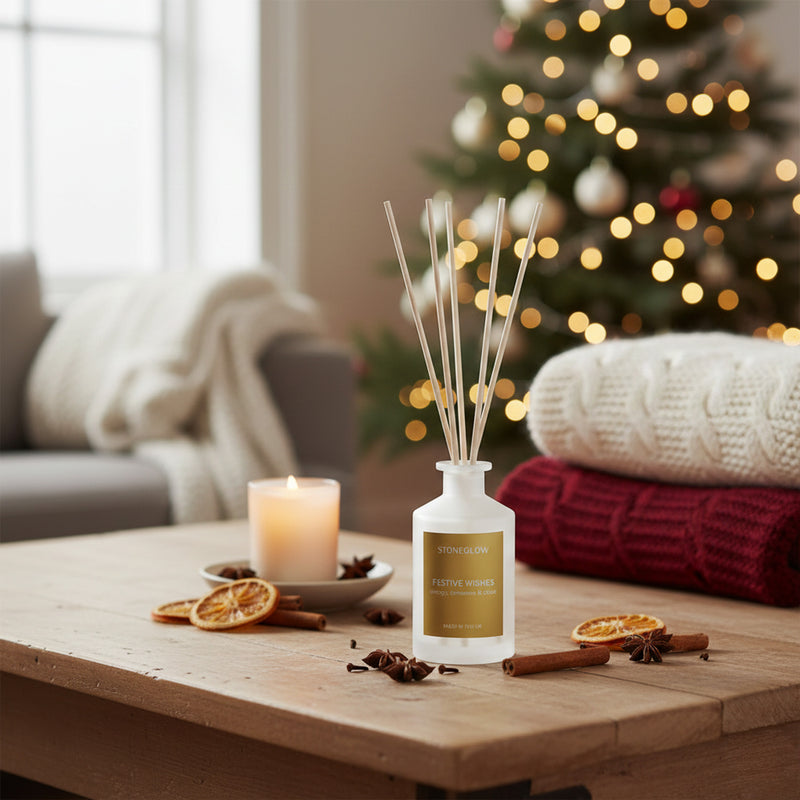 Stone Glow Xmas Diffuser 100ml 8 weeks
