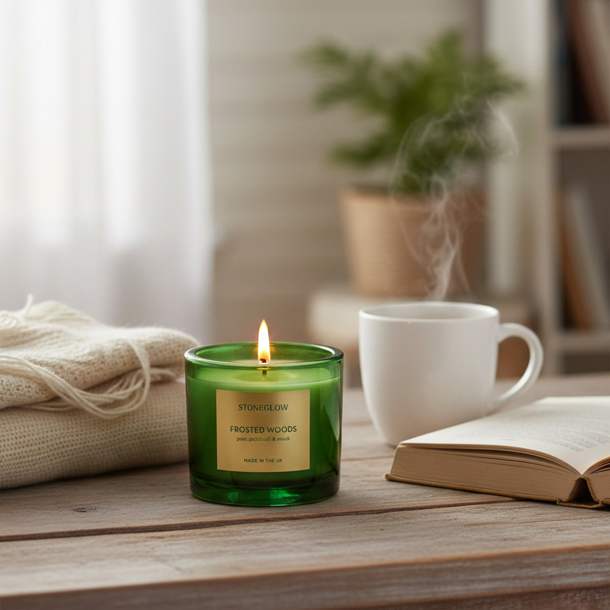 Stone Glow Xmas Tumbler Candle