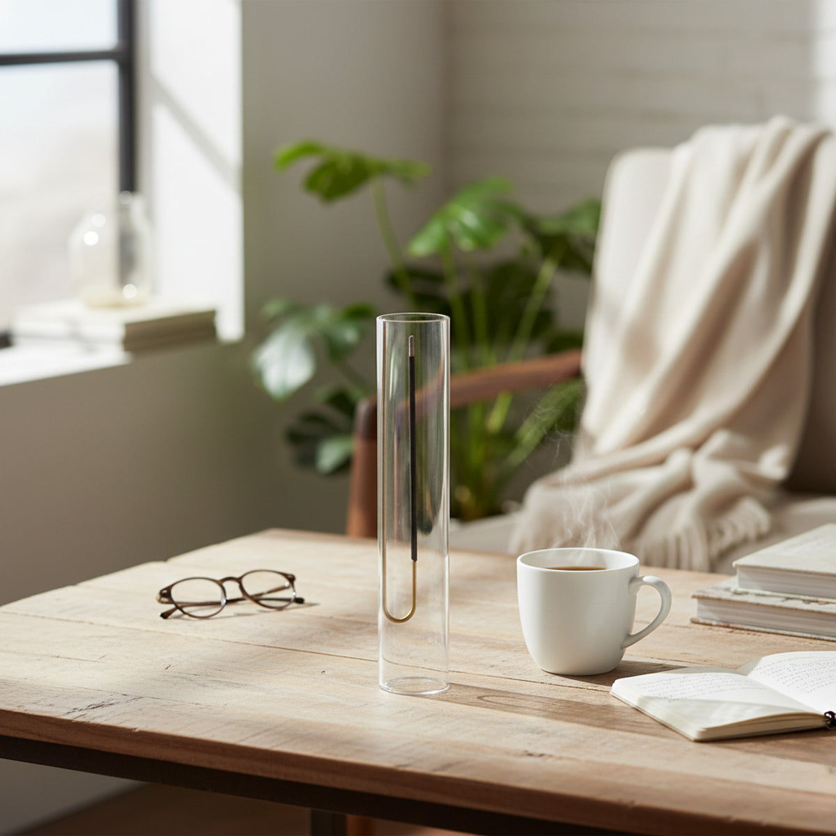 Wick Fragrances Glass Incense Burner