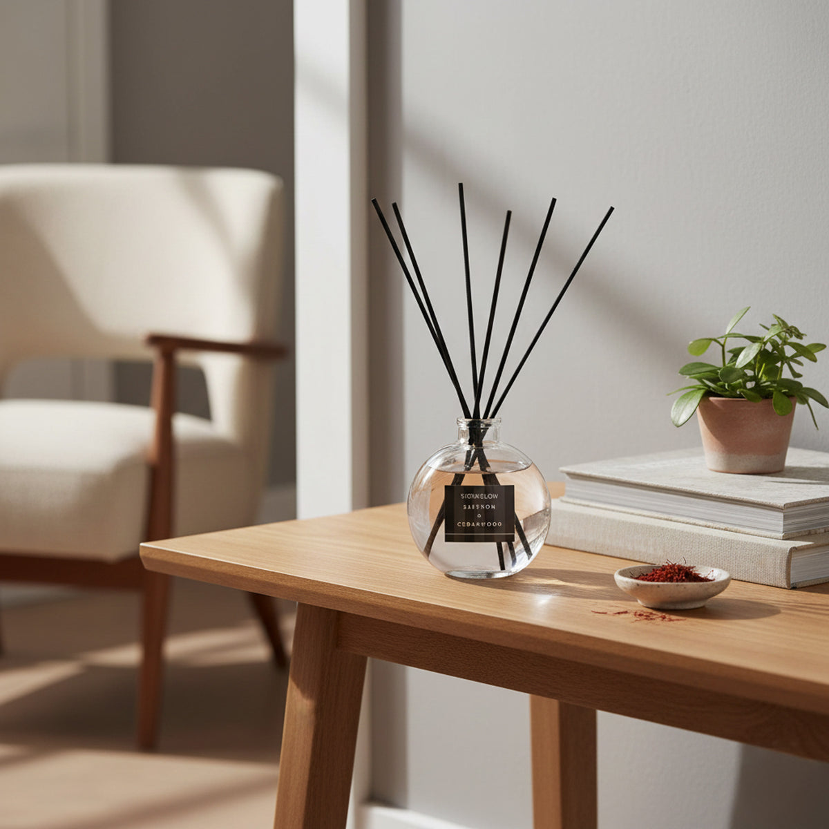 Stone Glow Saffron and Cedarwood Diffuser