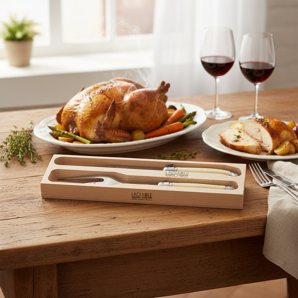 Andre Verdier Carving Set 2pc