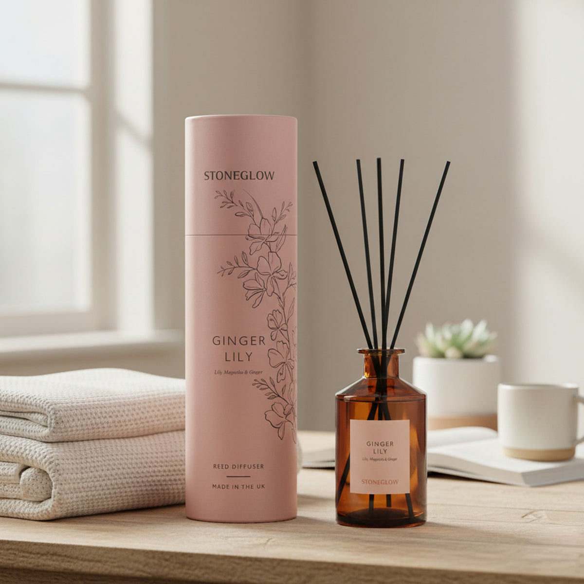 Stone Glow Diffuser 160ml 12 weeks Walled Garden