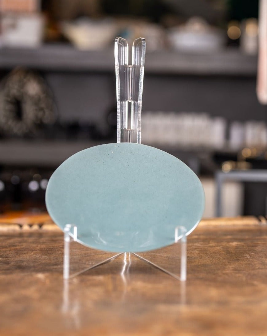 Ceramic side plate - sage