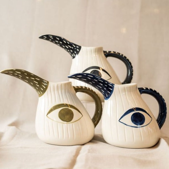 Toucan ceramic jug