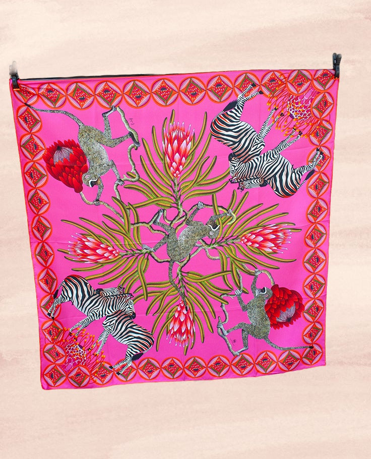 Sillk Scarf Reversible