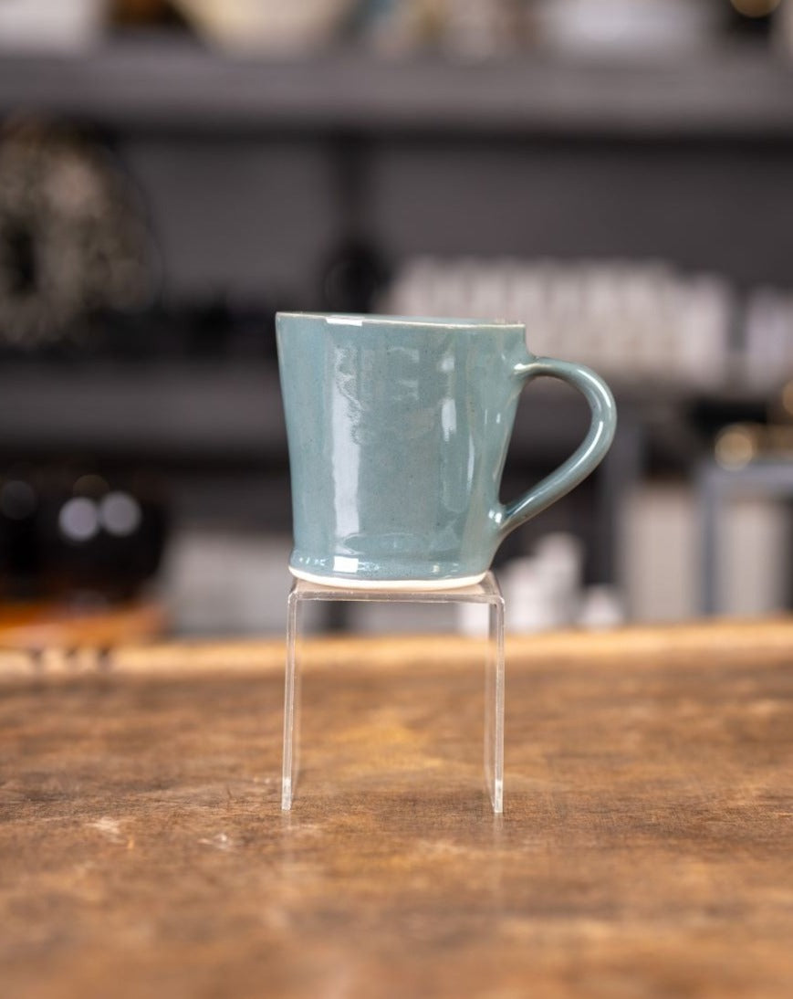 Wide coffee mug - sage