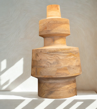 Load image into Gallery viewer, The Solid Wood Hourglass Lamp Base (Base only)
